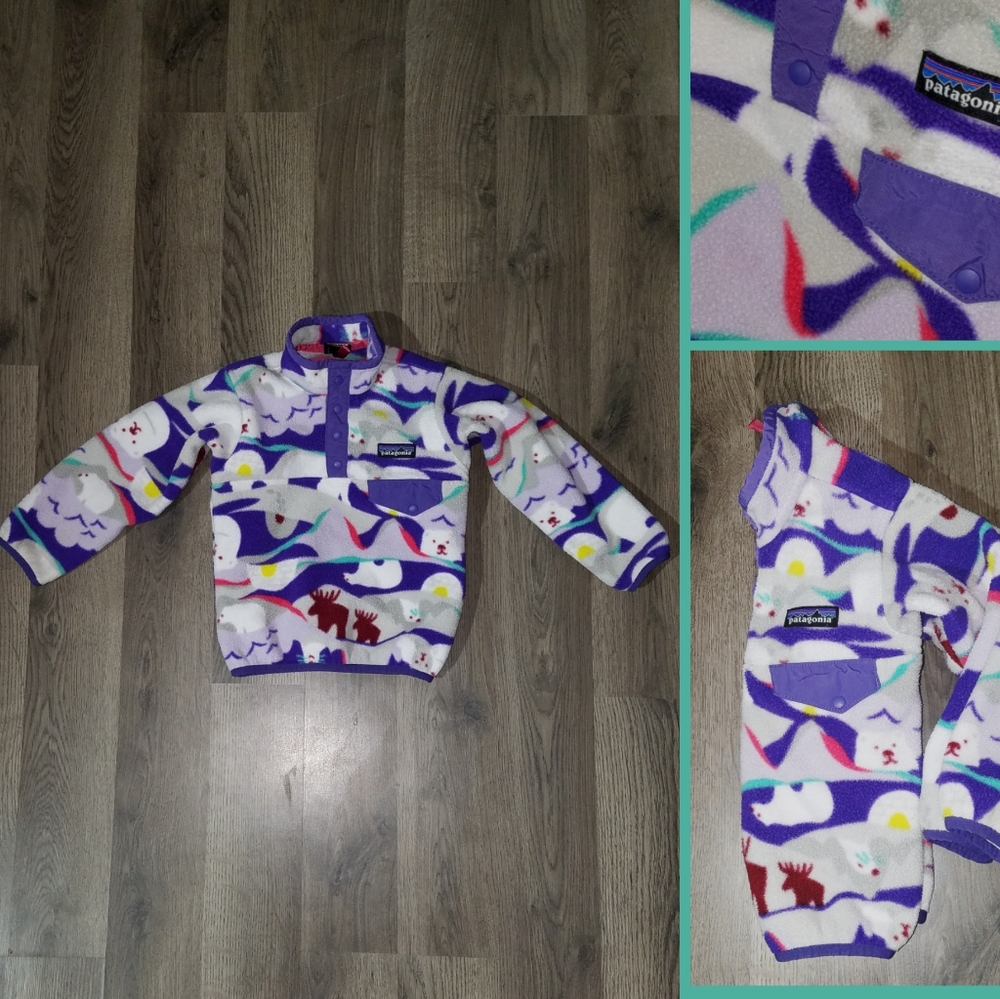 PATAGONIA Baby Synchilla Fleece Pullover Size 3T